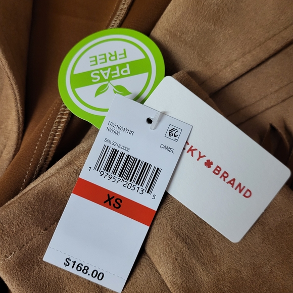 Lucky Brand Brown Fringe Leather Jacket - Picture 5 of 5